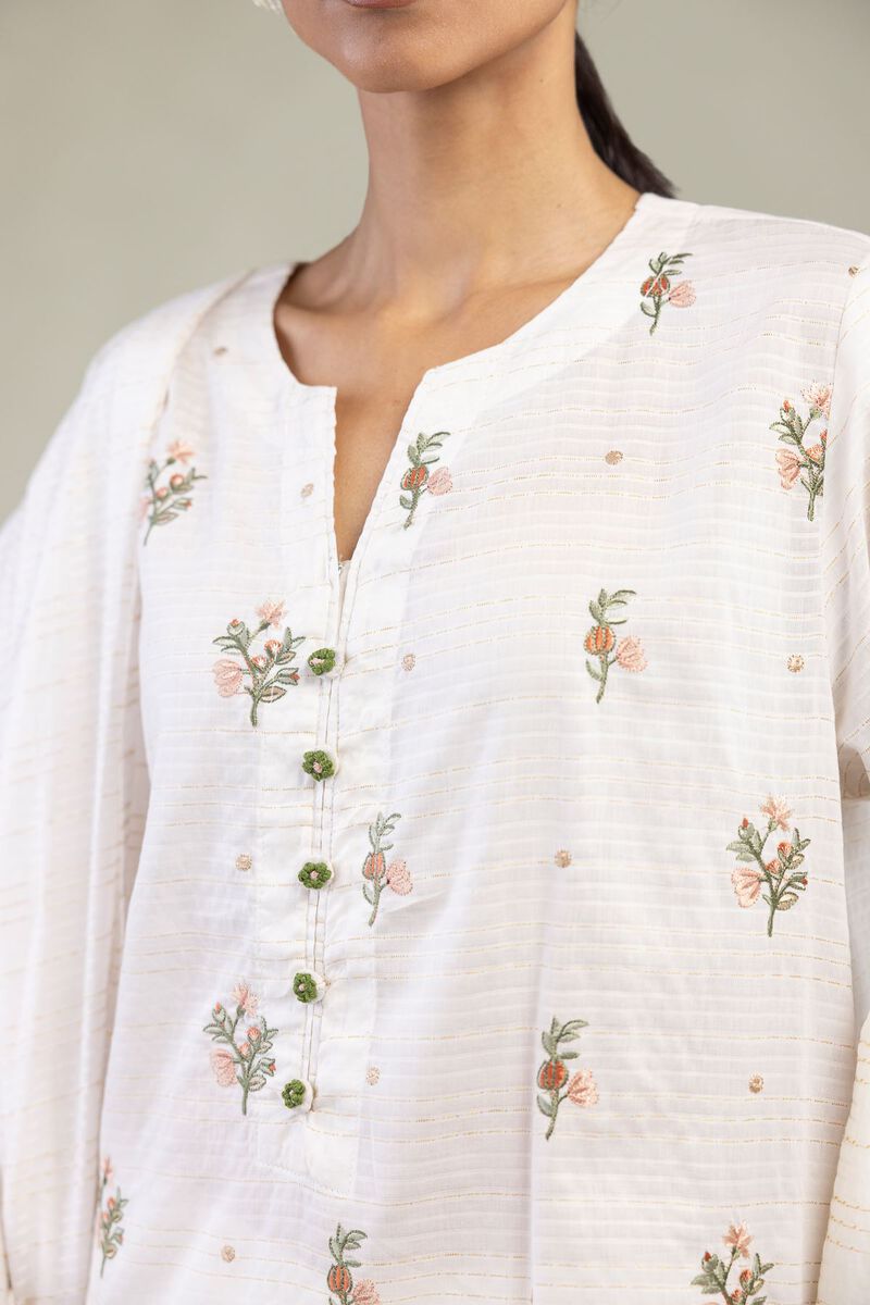 Embroidered | Messuri Dobby | Floral Tailored 3-Piece | USD 85.00