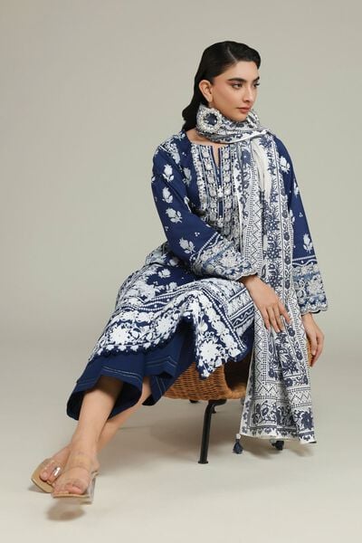 Embroidered | Cambric | Cambric 3-Piece Set | USD 85.00