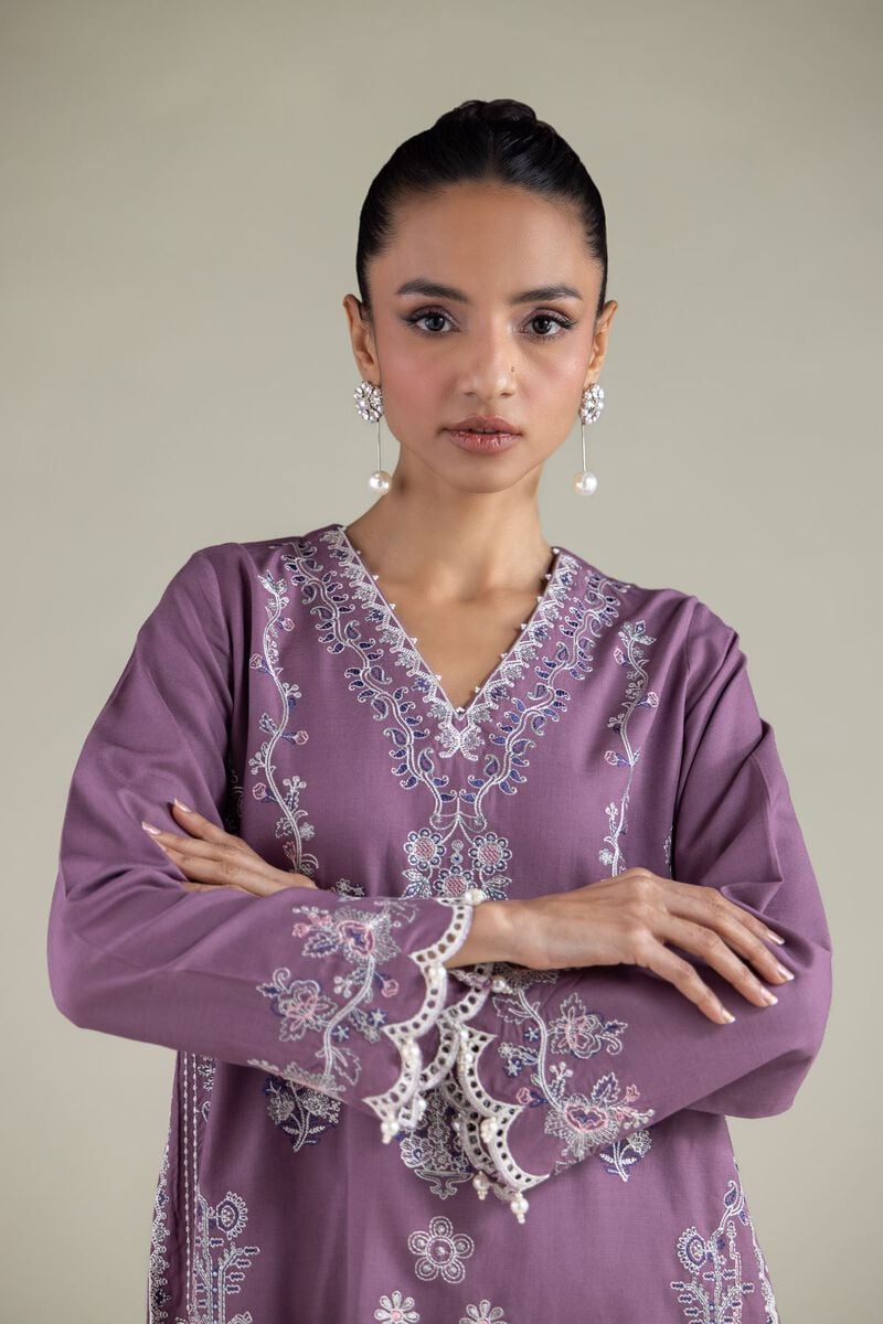 Embroidered | Raw Silk | Kurta | USD 65.00