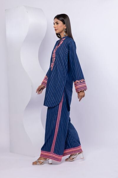 Embroidered | Lurex Stripes | Pants | USD 8.40
