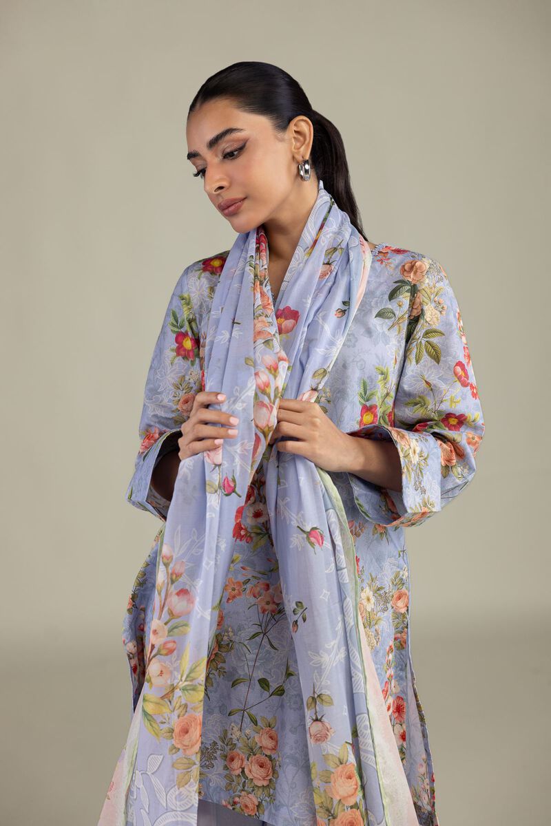 Printed | Lawn | Floral Lawn Dupatta | USD 30.00