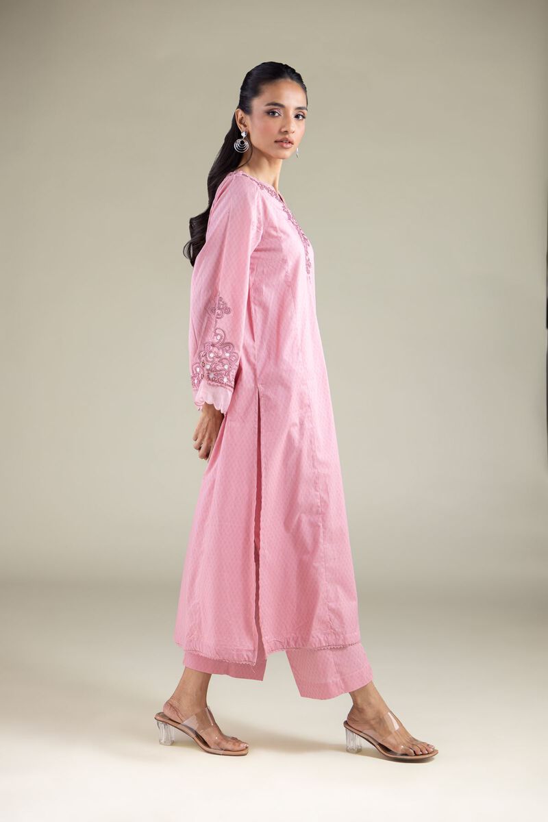 Embroidered | Cotton Dobby | Pants | USD 25.00