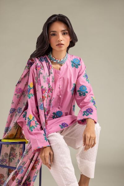 Embroidered | Lawn | Summer Floral Dupatta | USD 25.00