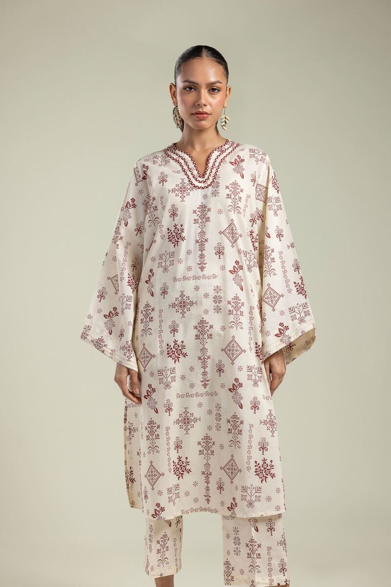 Printed | Cambric | Long Floral Kurta | USD 30.00