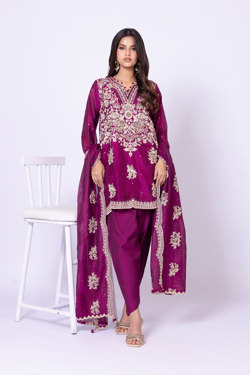 Embroidered | Viscose Polyester Net | Dupatta | USD 17.50