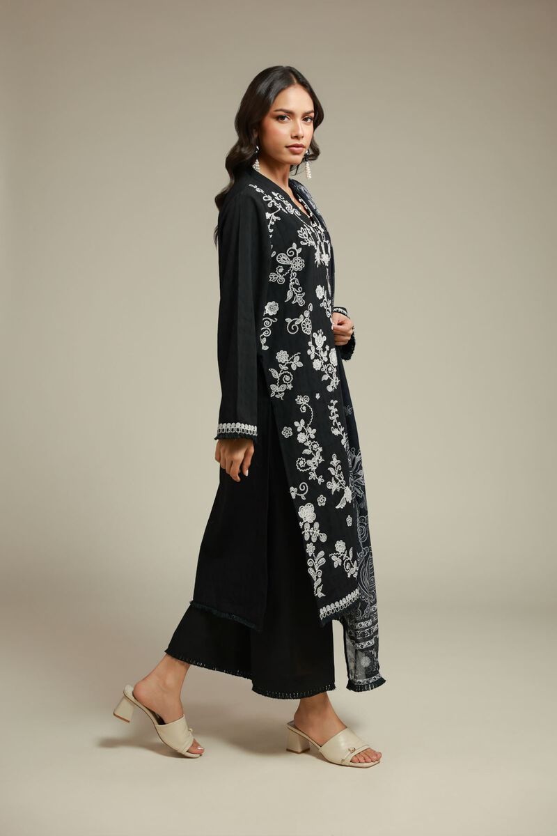 Embroidered | Dobby | 3-Piece Tailored Set | USD 80.00