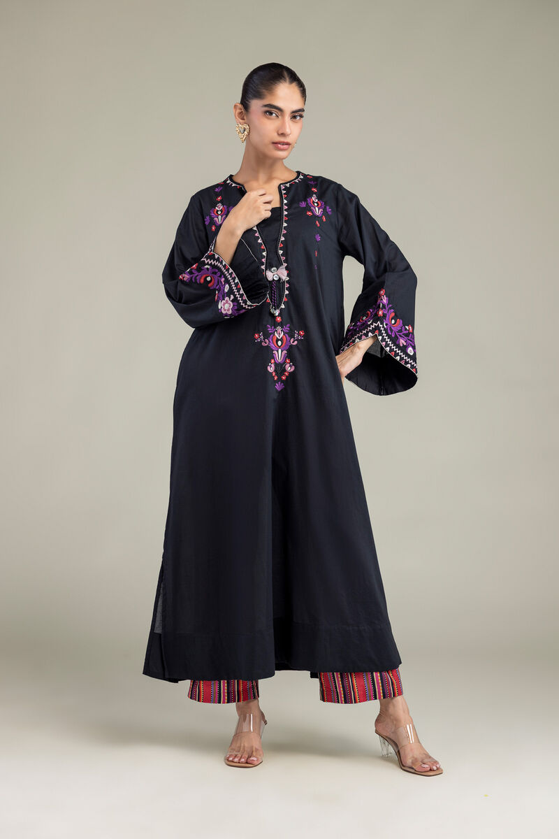 Embroidered | Cambric | Printed Cambric Pants | USD 30.00