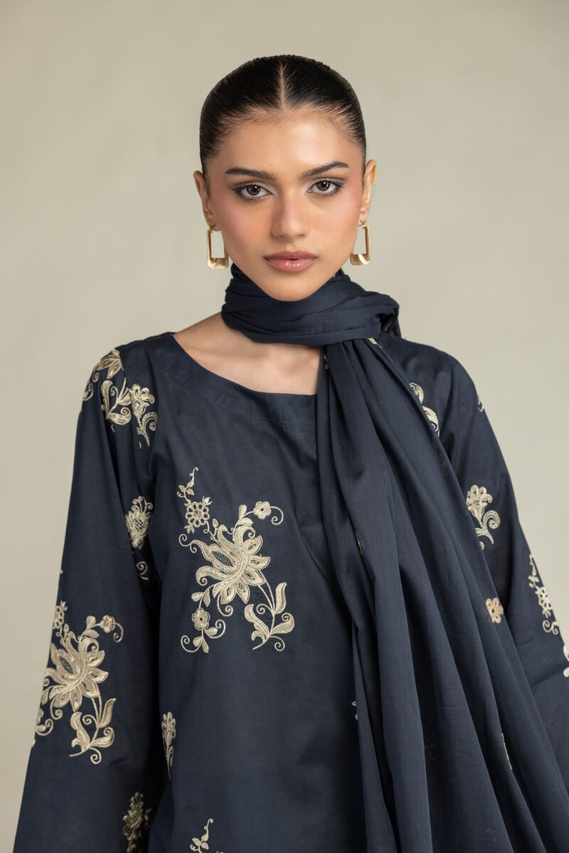 Embroidered | Lawn | Floral Lawn Dupatta | USD 35.00