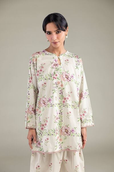 Printed | Cambric | Floral Short Kurta | USD 35.00