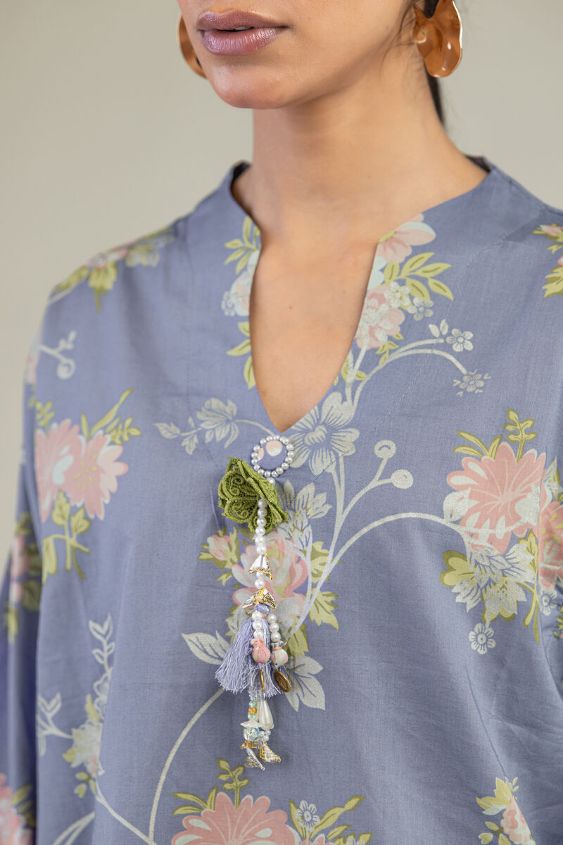 Printed | Cambric | Floral Cambric Kurta  | USD 35.00