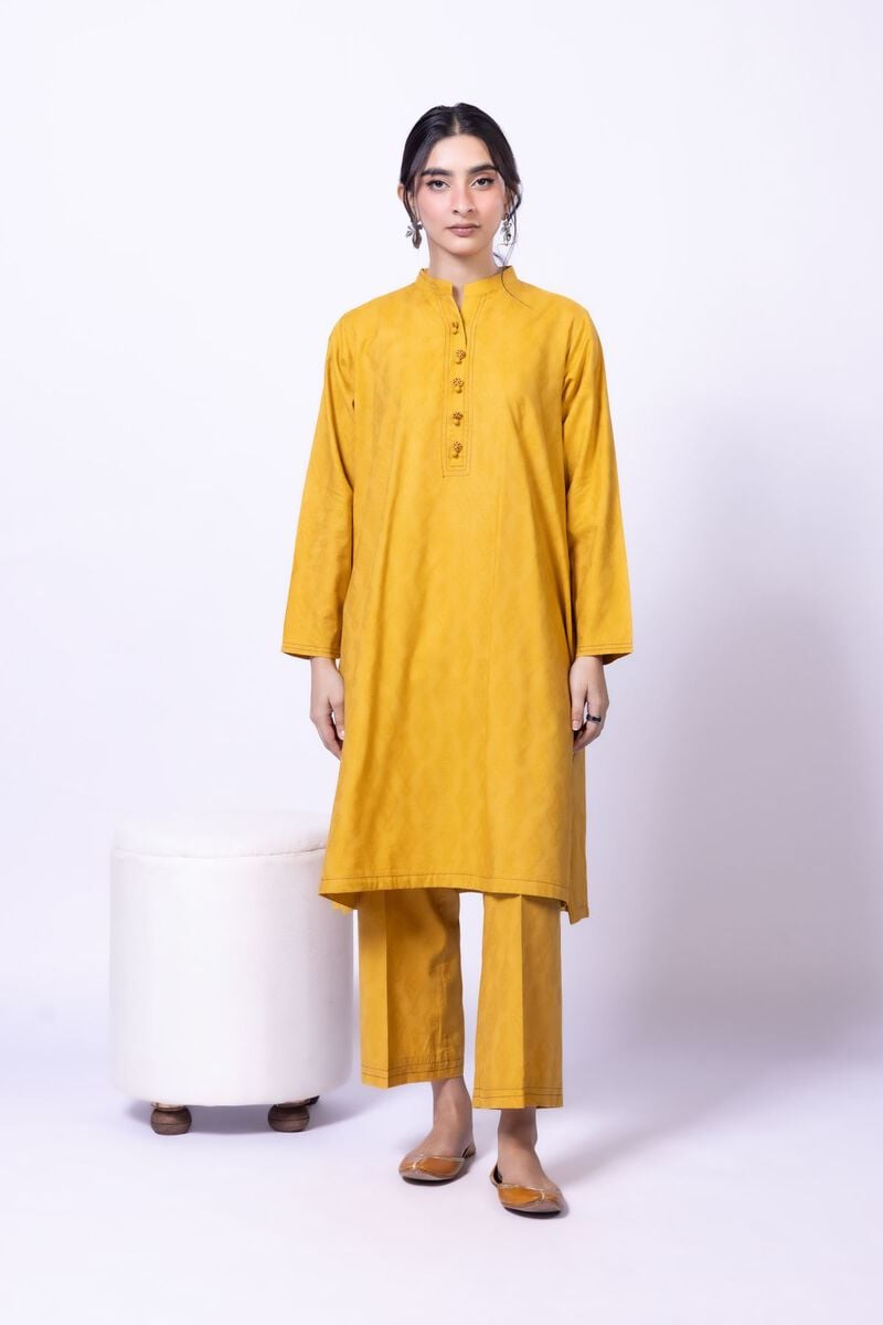Dyed | Jacquard | Kurta | USD 30.00