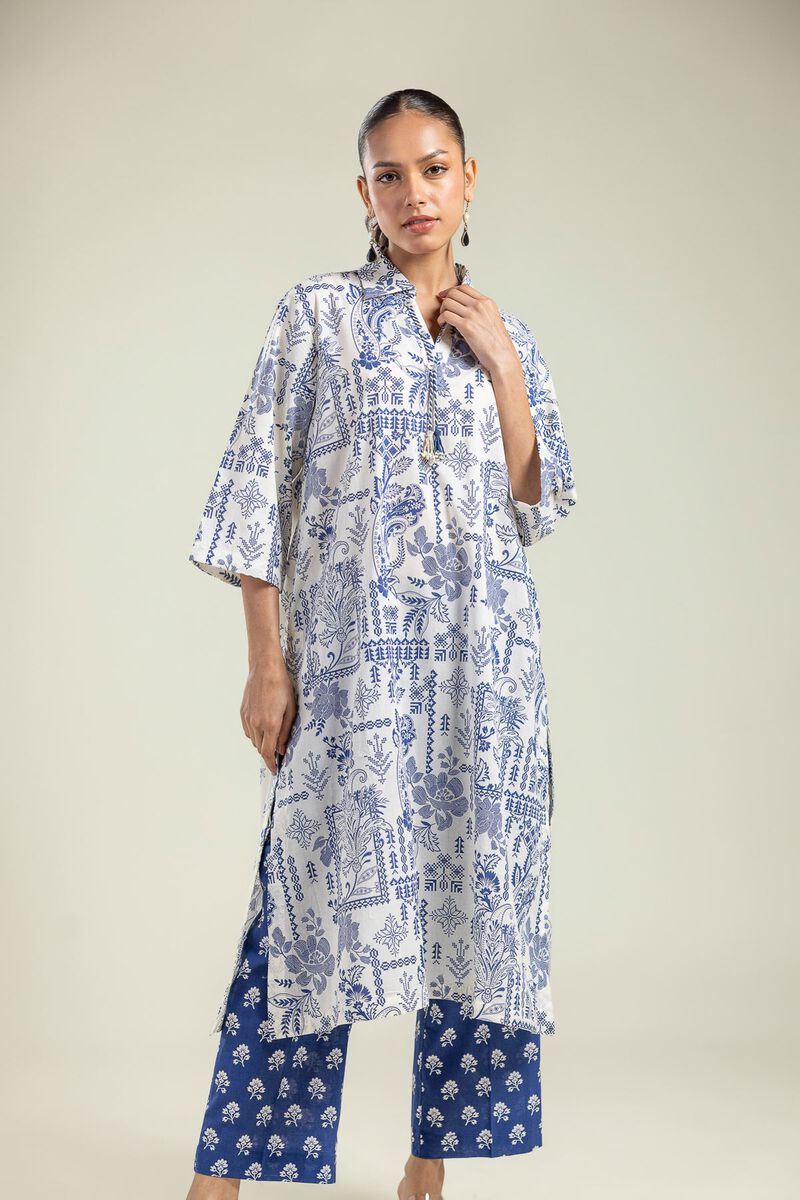 Printed | Cambric | Floral Cambric Kurta | USD 30.00