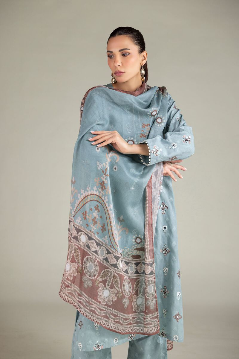 Embroidered | Broshia | Tailored 3 Piece | USD 80.00