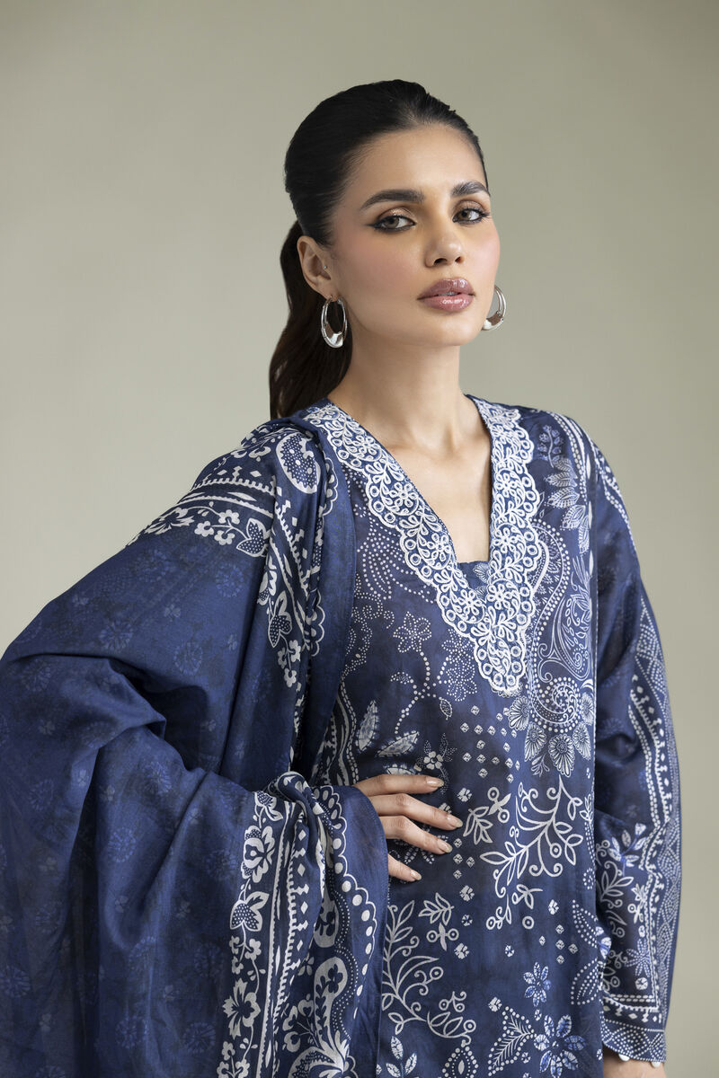 Embroidered | Cambric | Tailored 3-Piece Cambric | USD 70.00