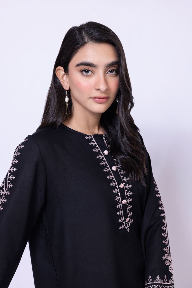 Embroidered | Dull Raw Silk | Kurta | USD 30.00