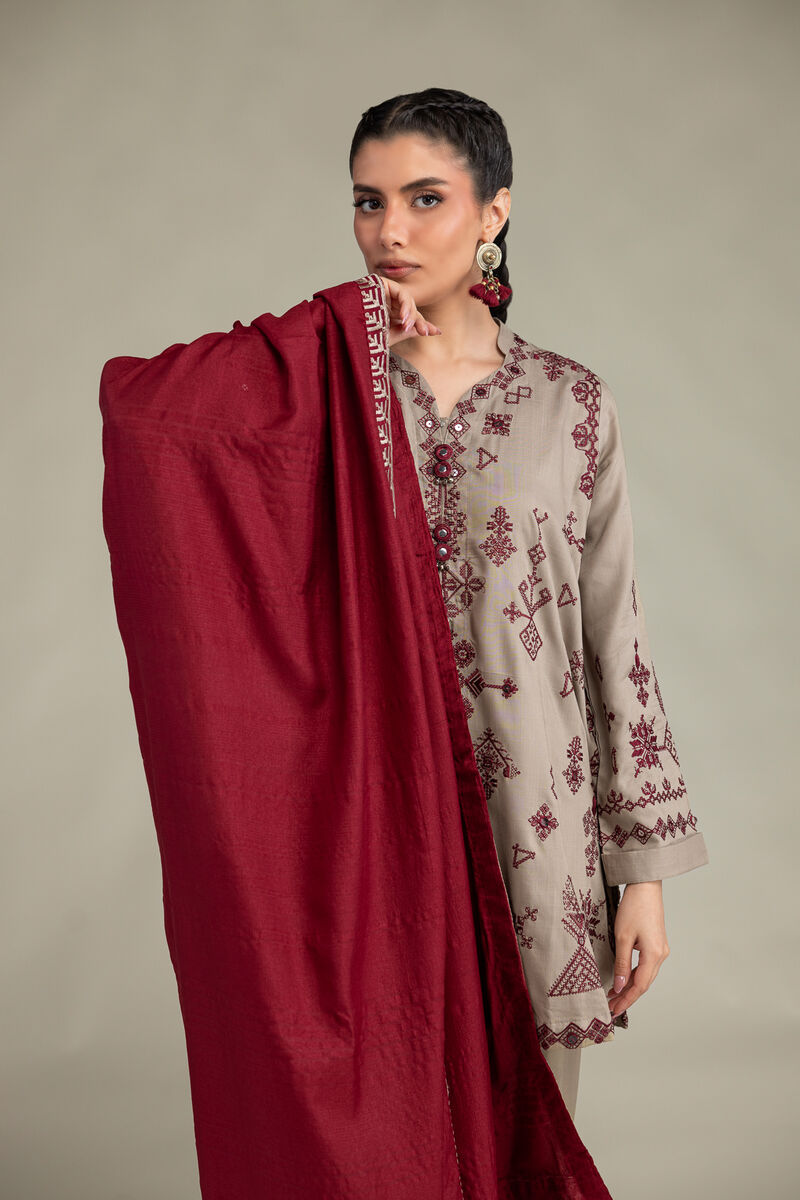 Embroidered | Polyester Silk | Polyester Silk Dupatta | USD 40.00