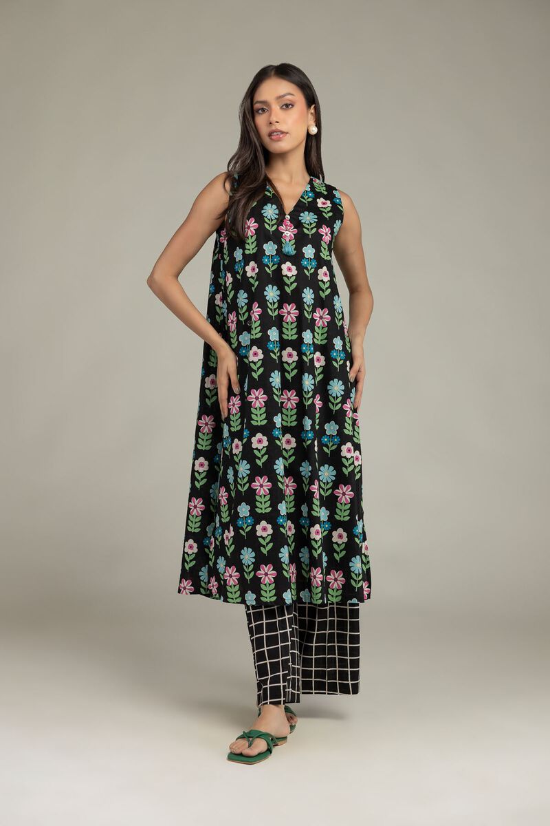 Printed | Cambric | Black Printed Pants | USD 30.00