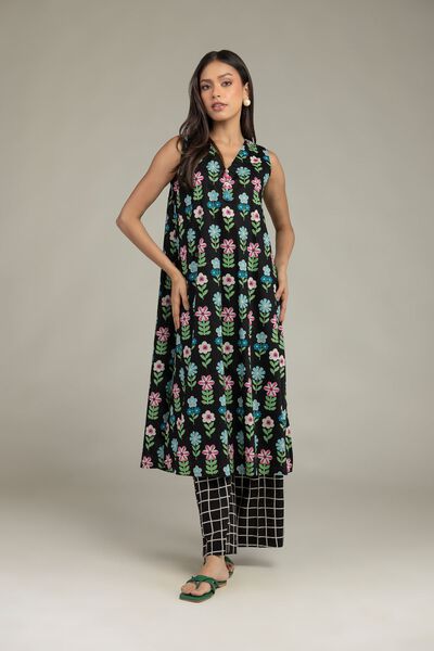 Printed | Cambric | Black Printed Pants | USD 30.00