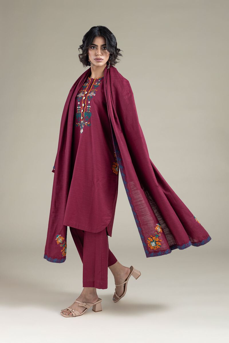 Embroidered | Textured Cotton | Dupatta | USD 20.00