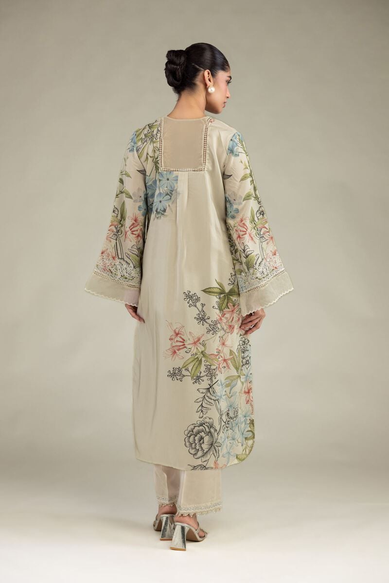 Embroidered | Blended Viscose | Floral Embroidered Kurta | USD 60.00