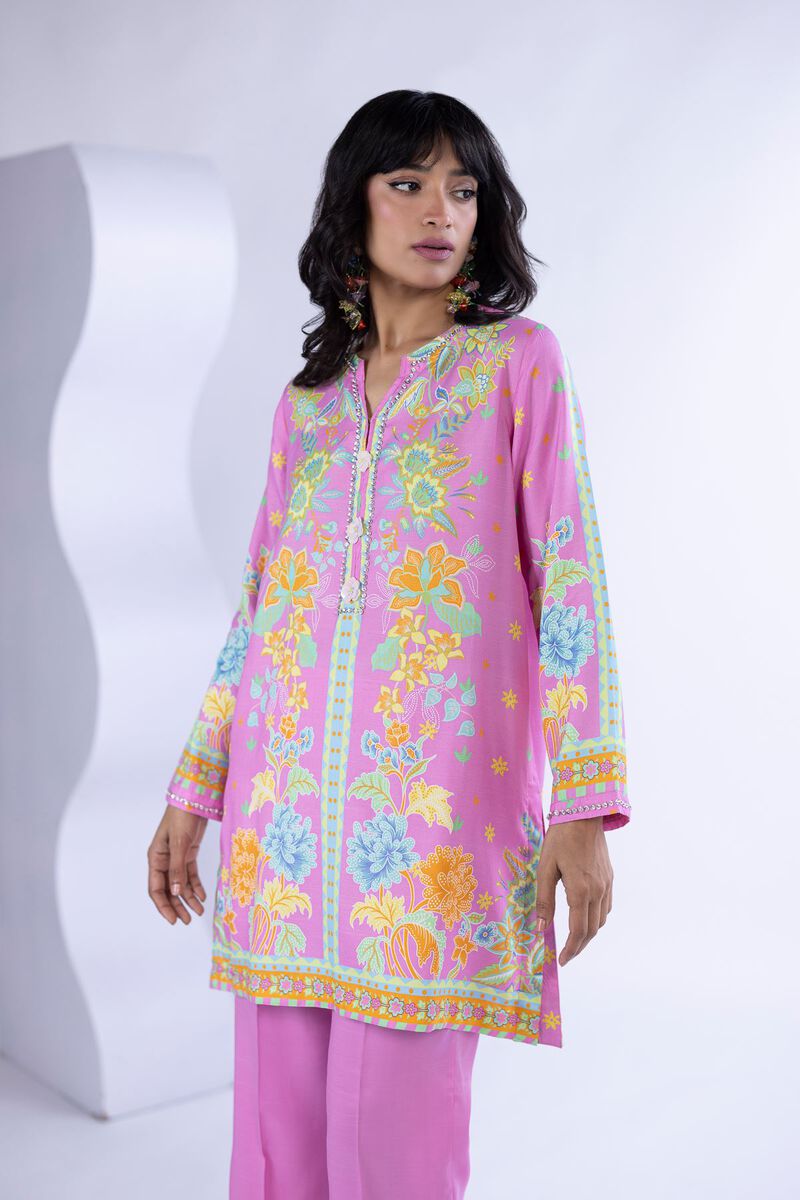 Printed | Thai Silk | Kurta | USD 50.00