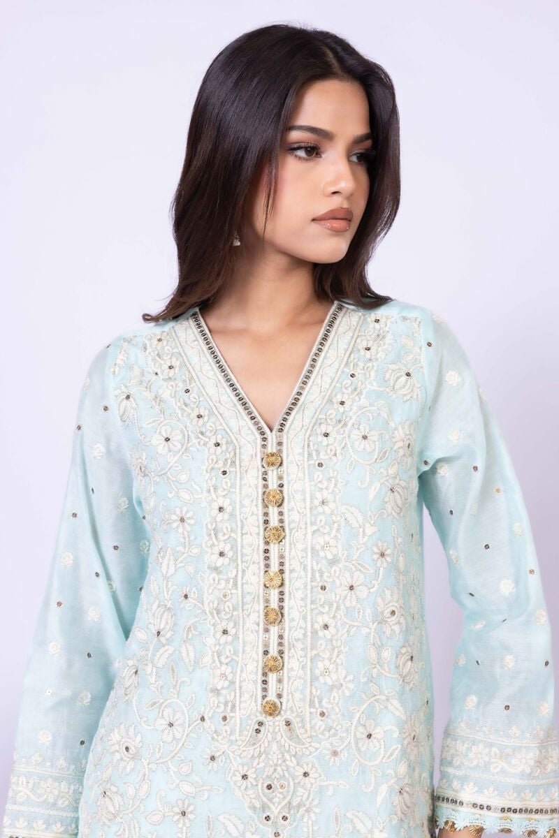 Embroidered | Viscose Polyester Net | Kurta | USD 37.50