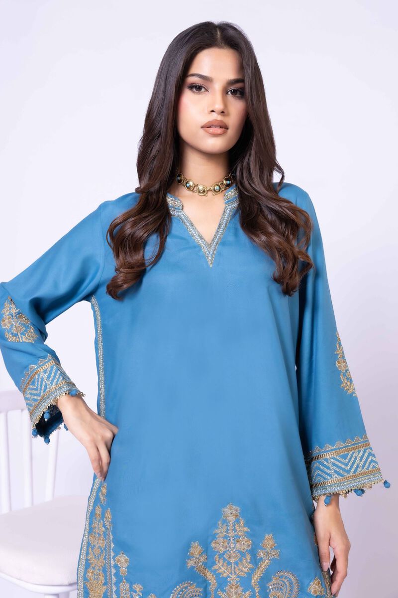 Embroidered | Viscose Oak Silk | Kurta | USD 50.00