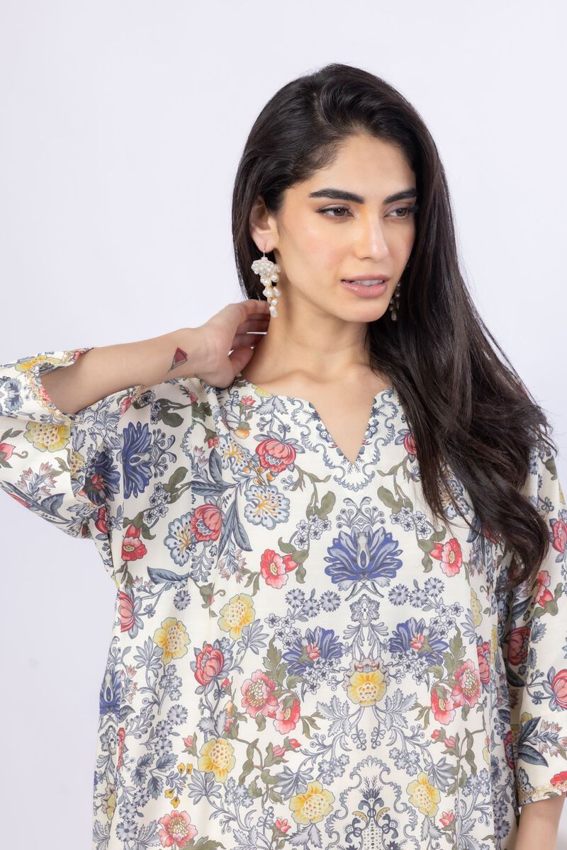 Embroidered | Russian Raw Silk | Kurta | USD 35.00