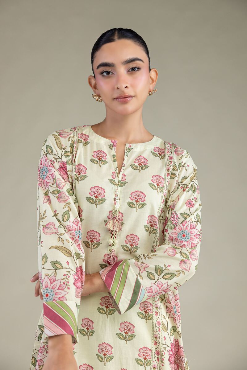 Printed | Cambric | Floral Cambric Kurta | USD 35.00