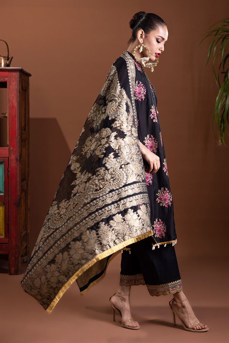 Embroidered | Polyester Organza | Fabrics 3 Piece | null