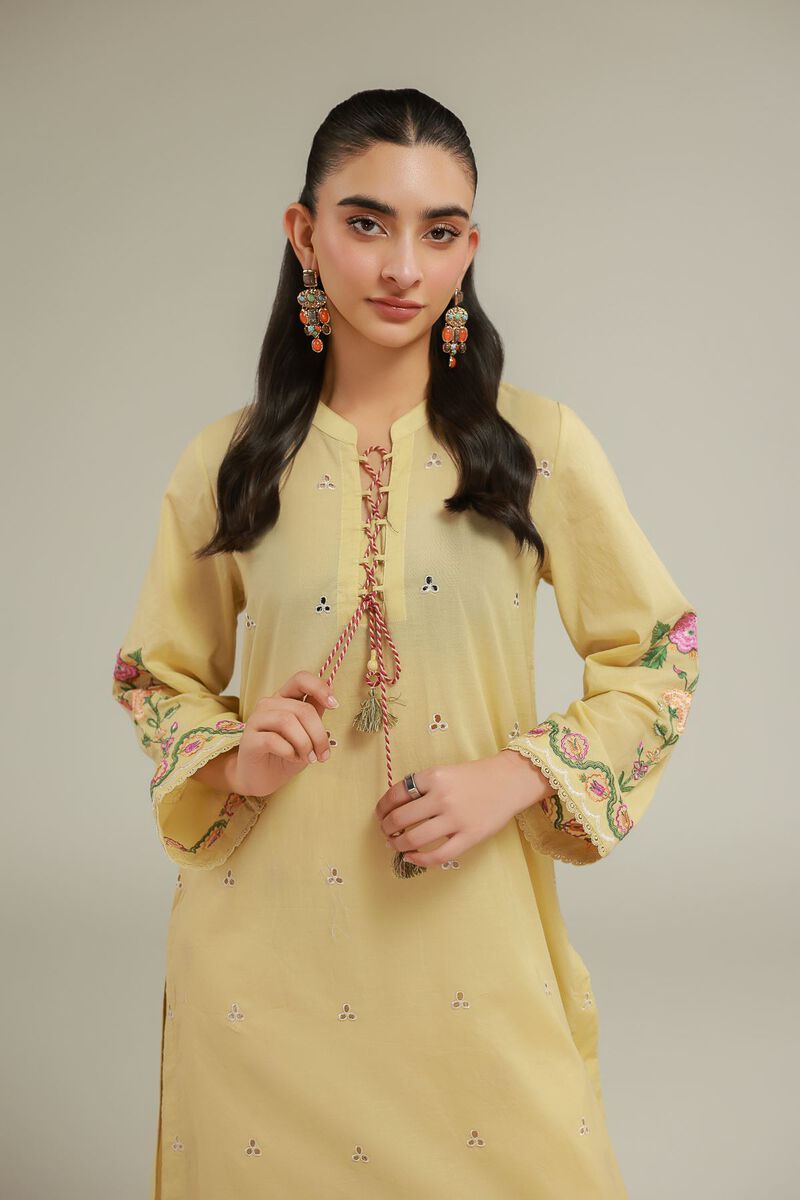 Embroidered | Cambric | Kurta | USD 40.00