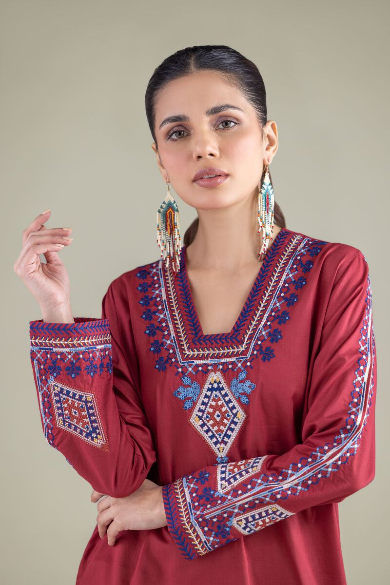 Embroidered | Cambric | Kurta | USD 35.00