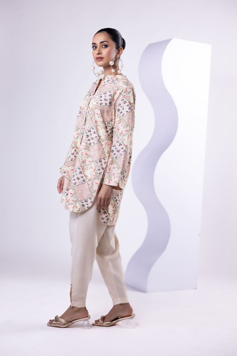 Embroidered | Russian Raw Silk | Kurta | USD 60.00