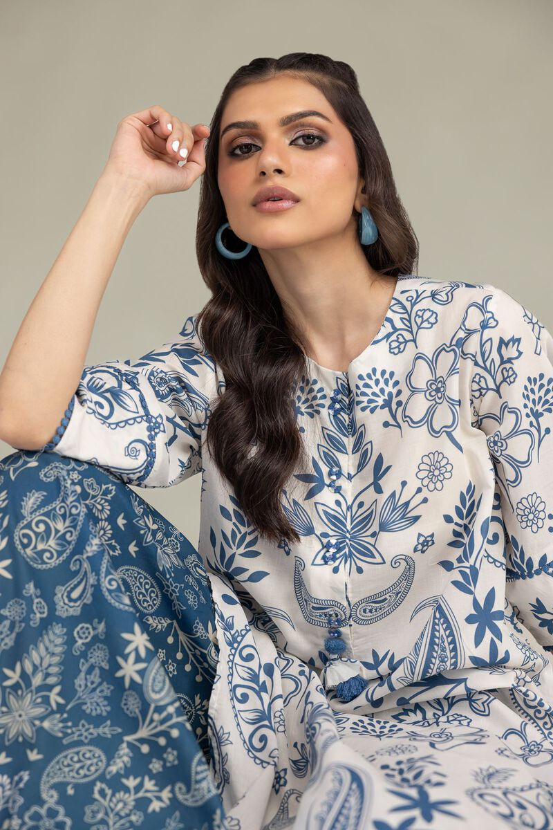 Printed | Cambric | Floral Cambric Kurta | USD 25.00