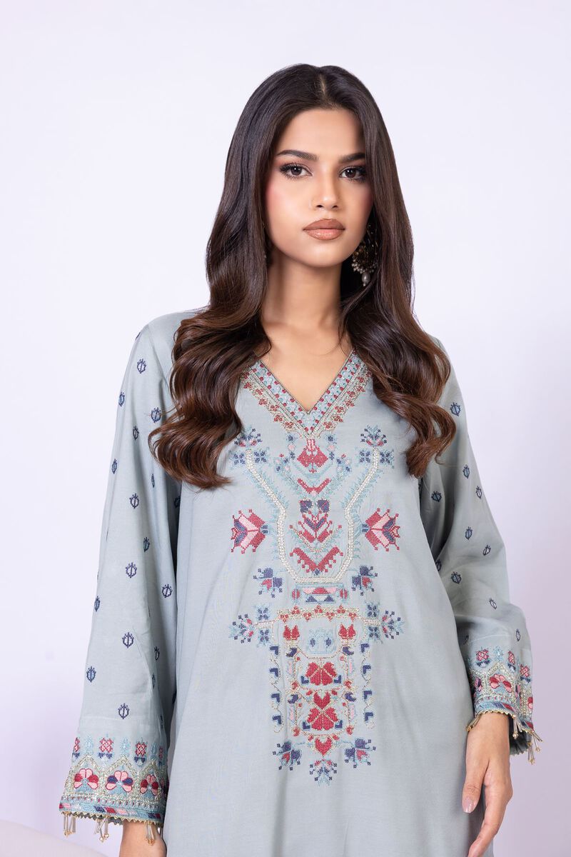 Embroidered | Viscose Oak Silk | Kurta | USD 50.00