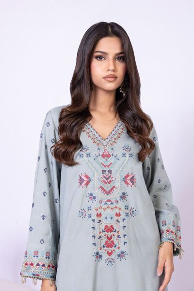 Embroidered | Viscose Oak Silk | Kurta | USD 50.00