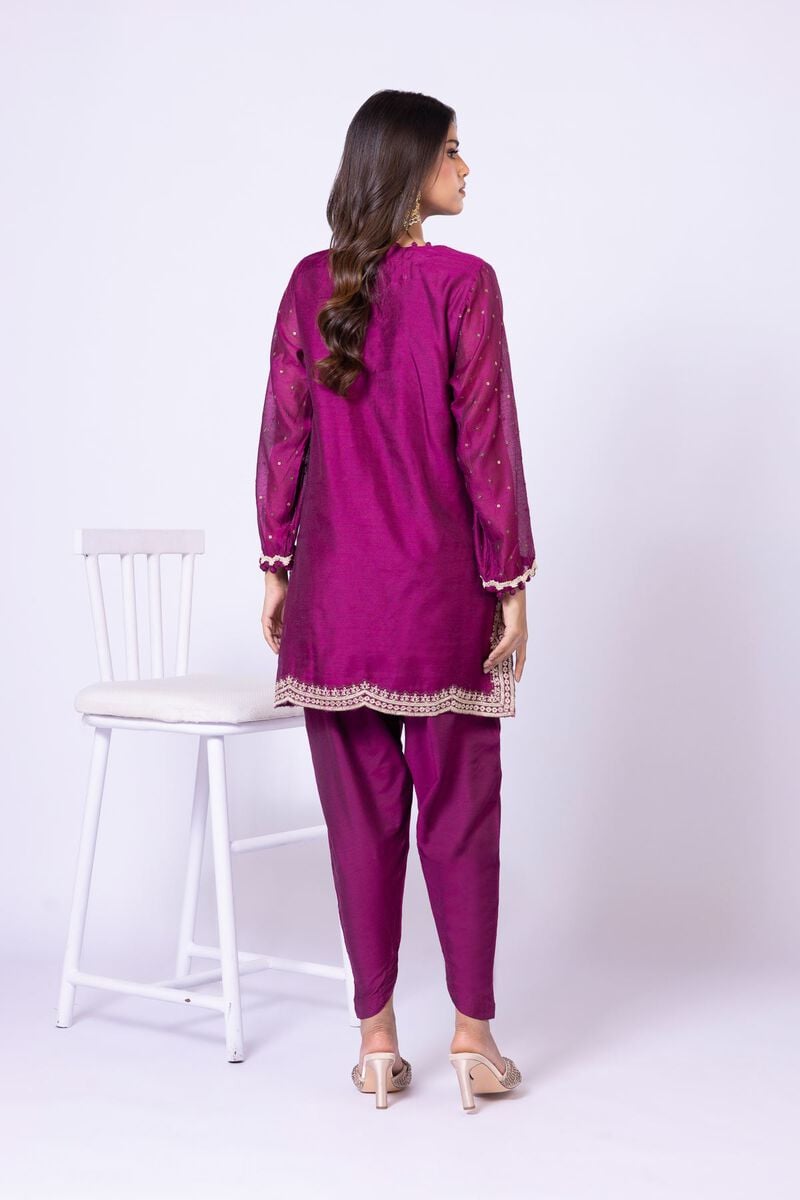 Embroidered | Viscose Polyester Net | Kurta | USD 30.00