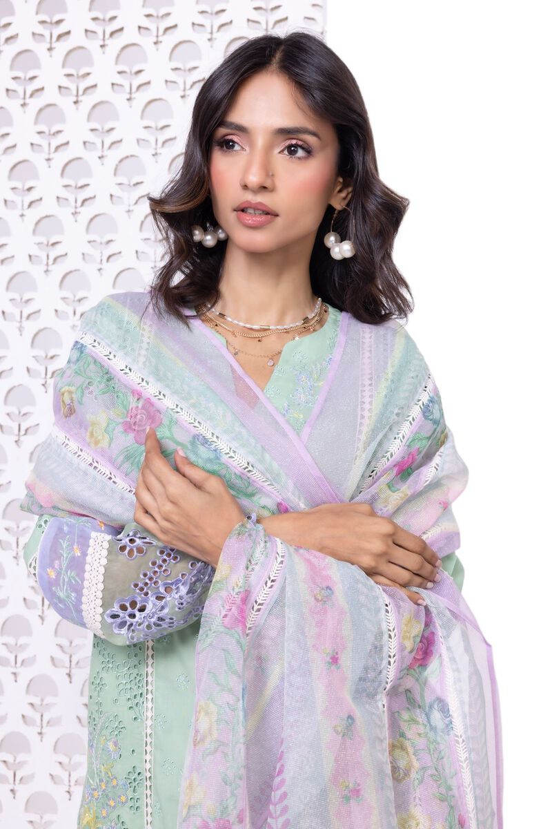Embroidered | Karandi Net | Dupatta | null