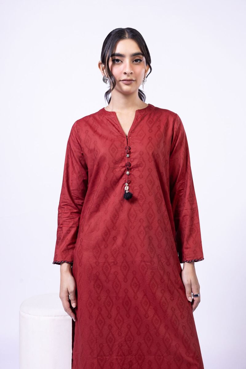 Dyed | Jacquard | Kurta | USD 30.00
