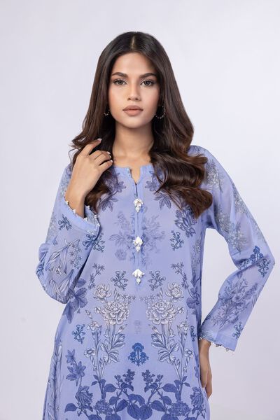 Printed | Swiss Voile | Kurta | USD 50.00