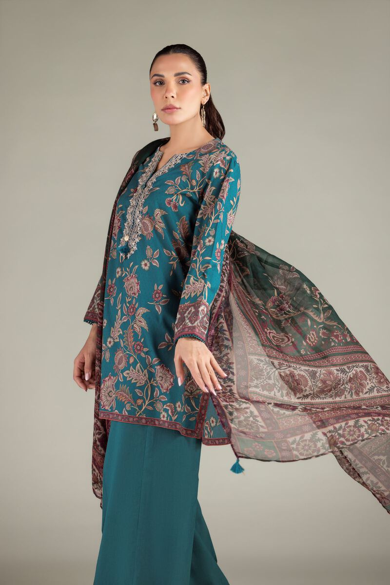 Embroidered | Cotton Dobby | Cotton Tailored 3-Piece | USD 70.00