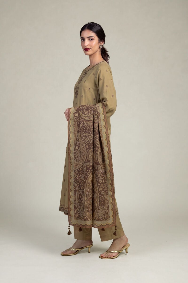 Embroidered | Polyester Silk | Polyester Silk Dupatta | USD 35.00