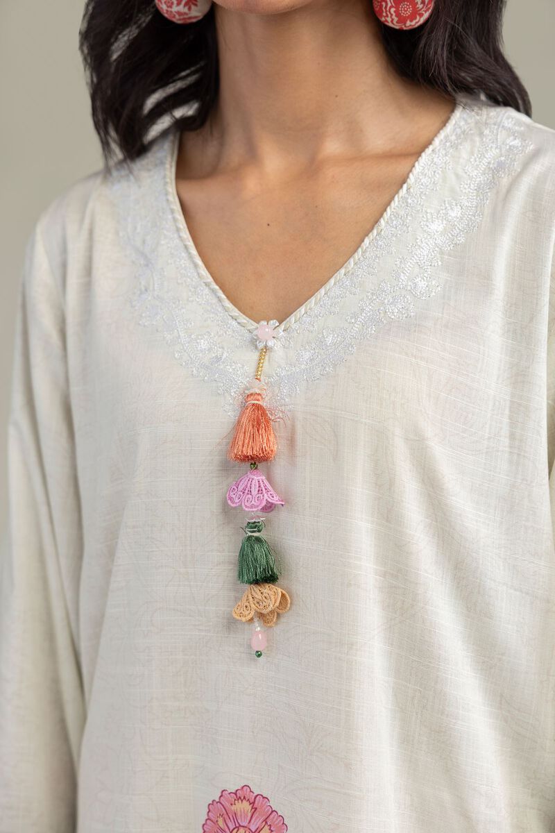 Embroidered | Raw Silk | Kurta | USD 60.00