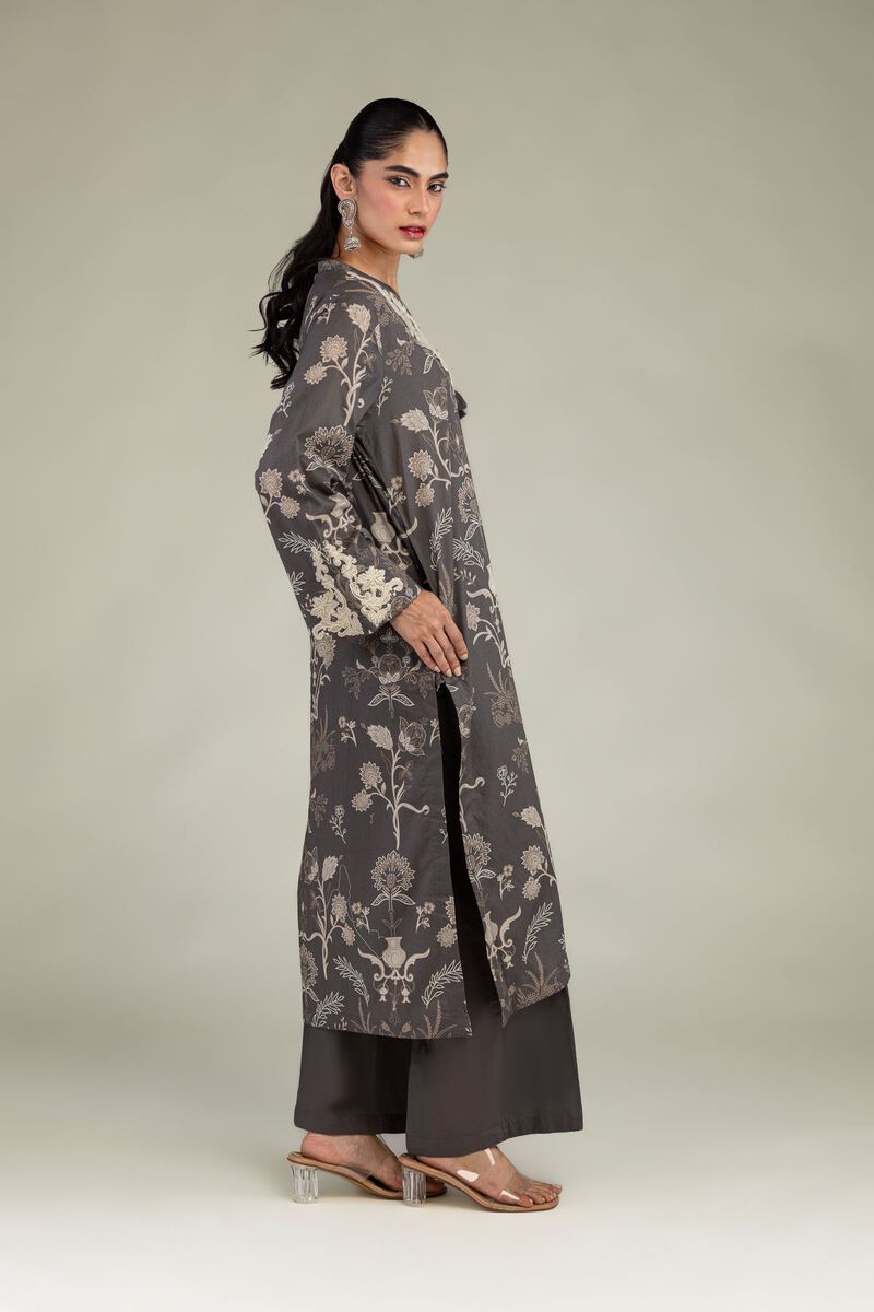 Embroidered | Cambric | Cambric Longline Kurta | USD 40.00