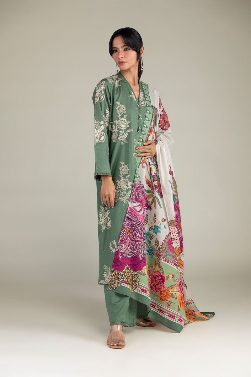 Embroidered | Lawn | Lawn Floral Dupatta | USD 30.00
