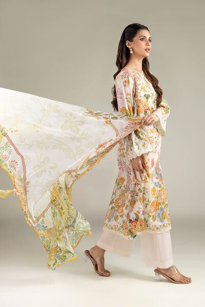 Embroidered | Lawn | Floral Tailored 3-Piece | USD 65.00