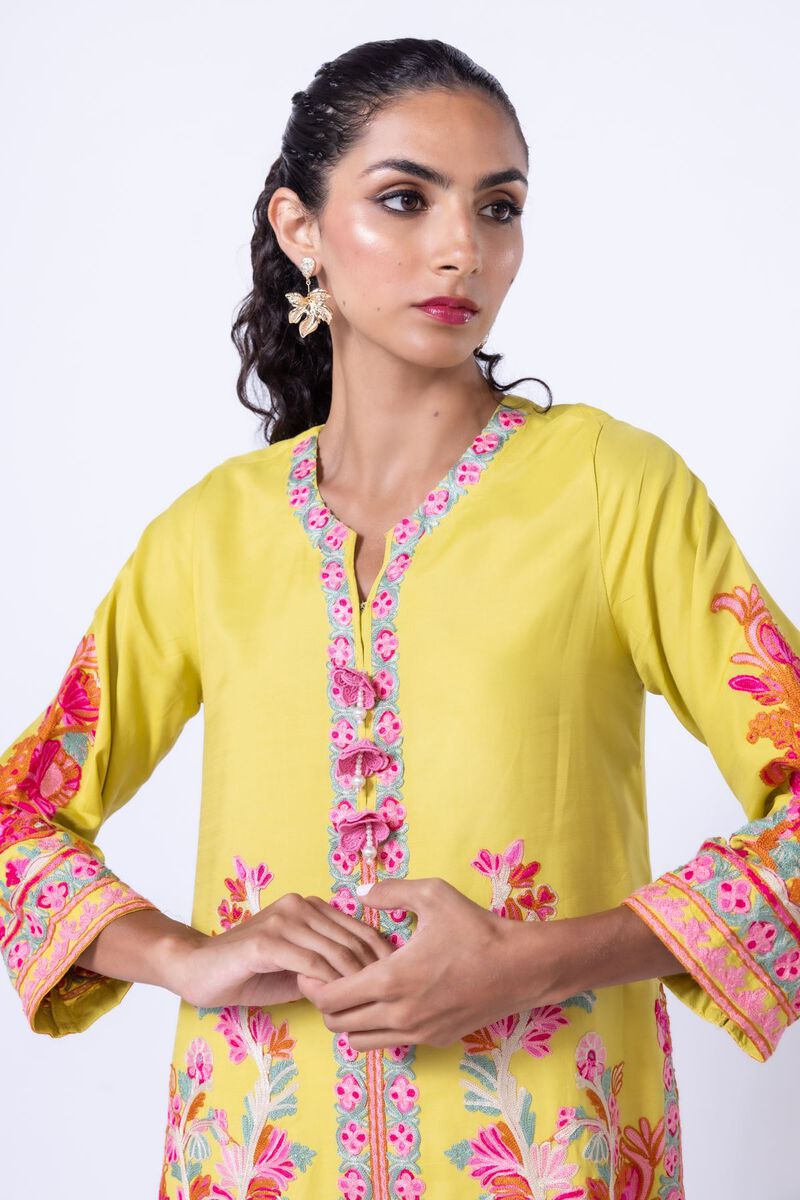 Embroidered | Raw Silk | Kurta | USD 30.00