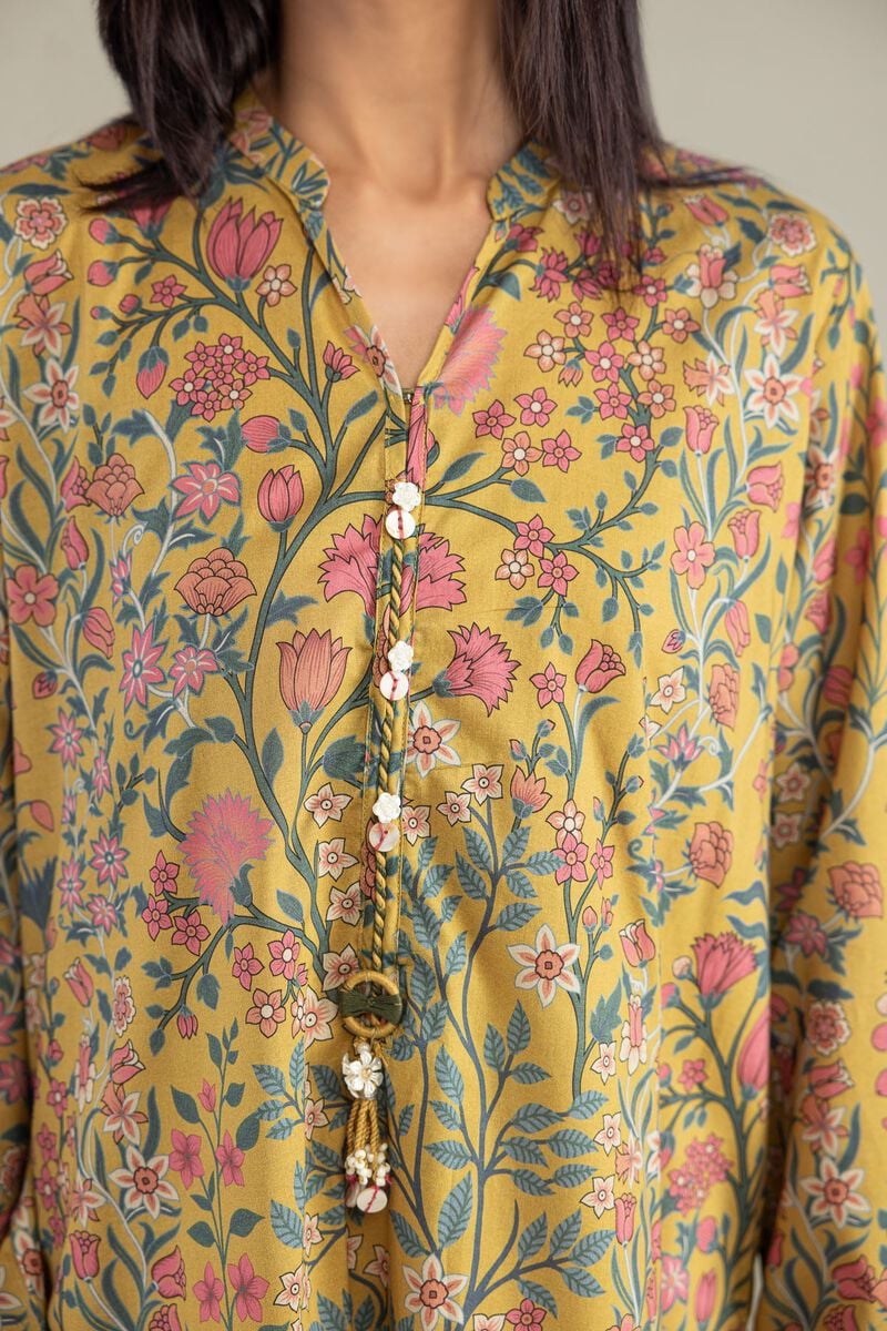 Printed | Cambric | Floral Longline Kurta | USD 35.00