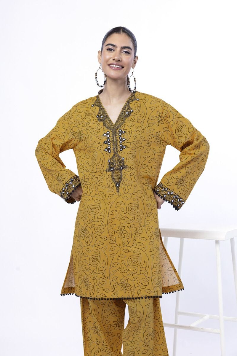 Embroidered | Khaddar | Tailored 2 Piece | Top and Bottom | USD 35.00