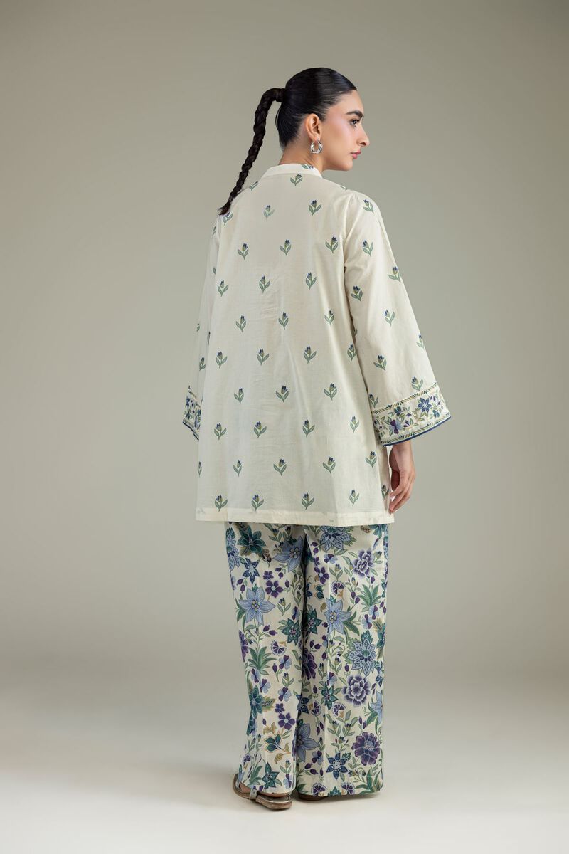 Printed | Cambric | Cambric Floral Kurta | USD 35.00